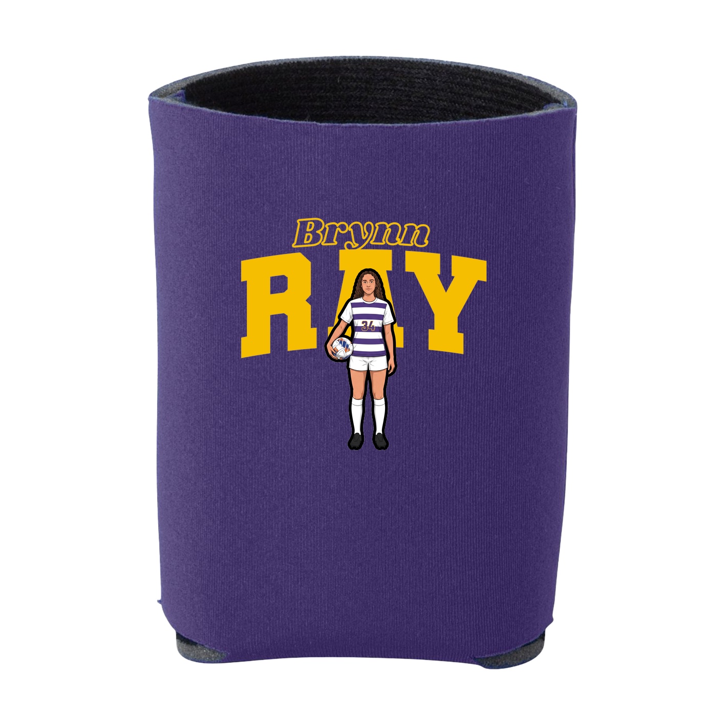 Can Holder — Name Arch in Purple