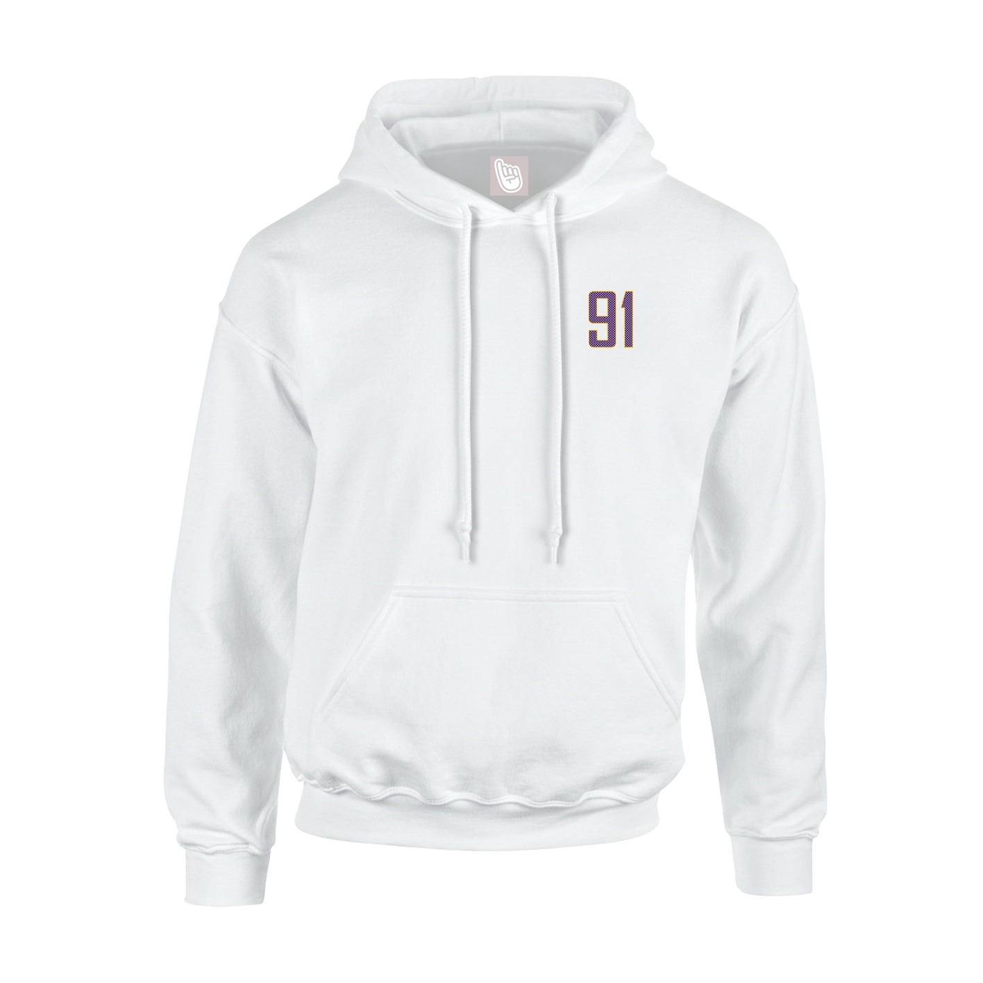 Youth Hoodie — Front Shirsy in White