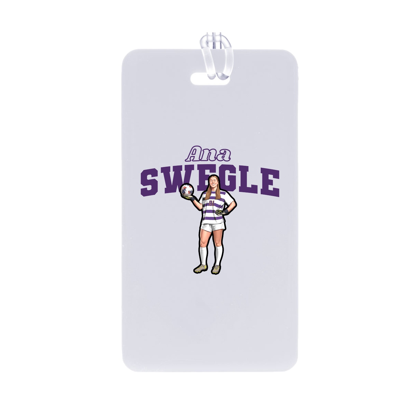 Bag Tag — Name Arch in Classic