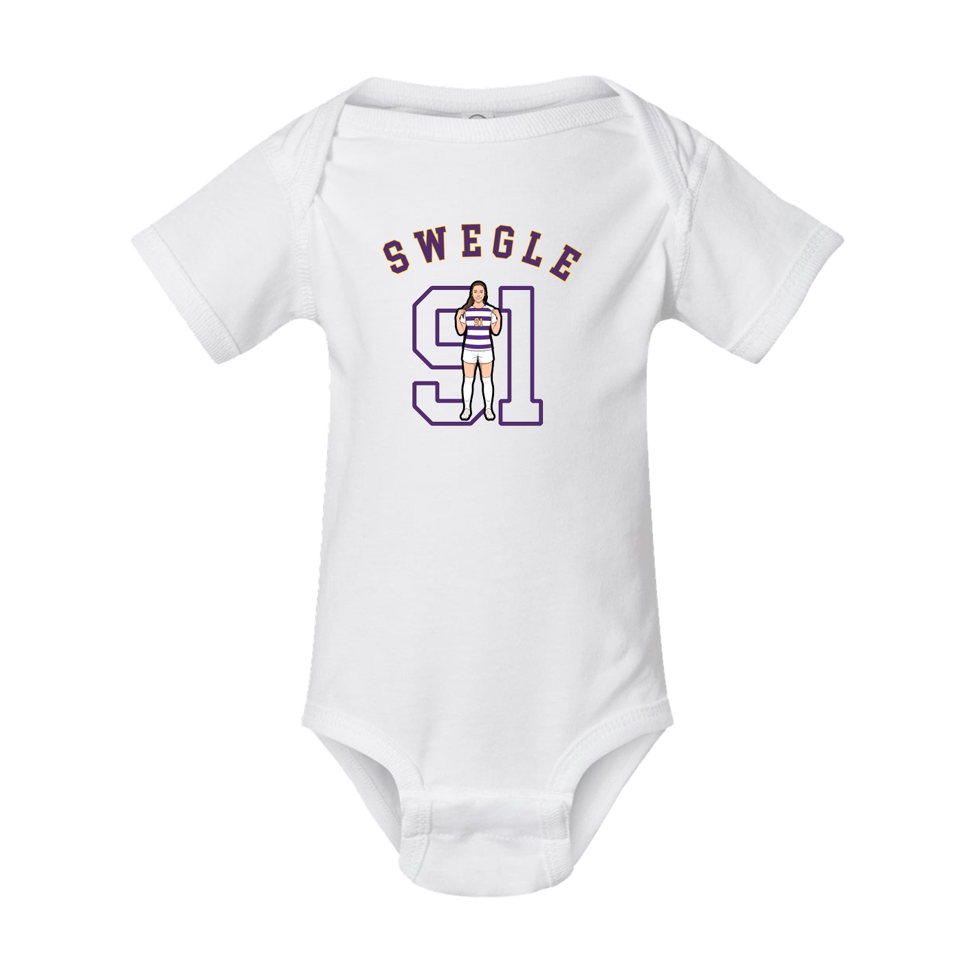 Baby Onesie — Shirsey Arch in White