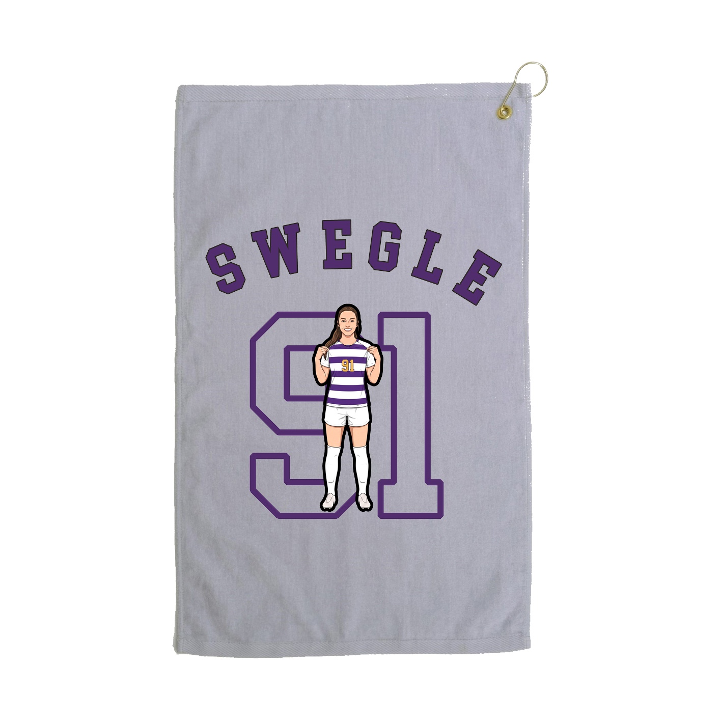 Golf Towel — Shirsey Arch in Grey