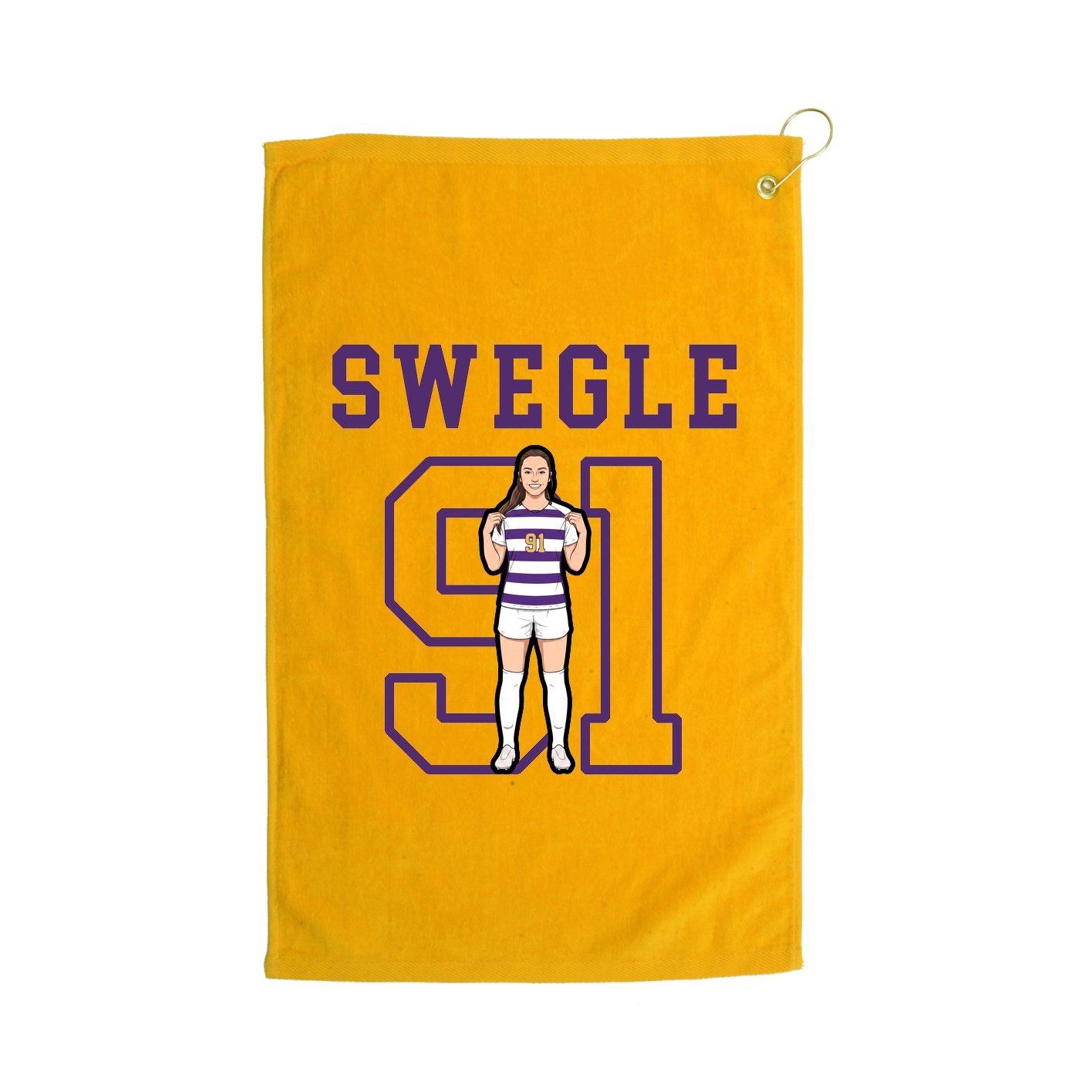 Golf Towel — Shirsey in Gold