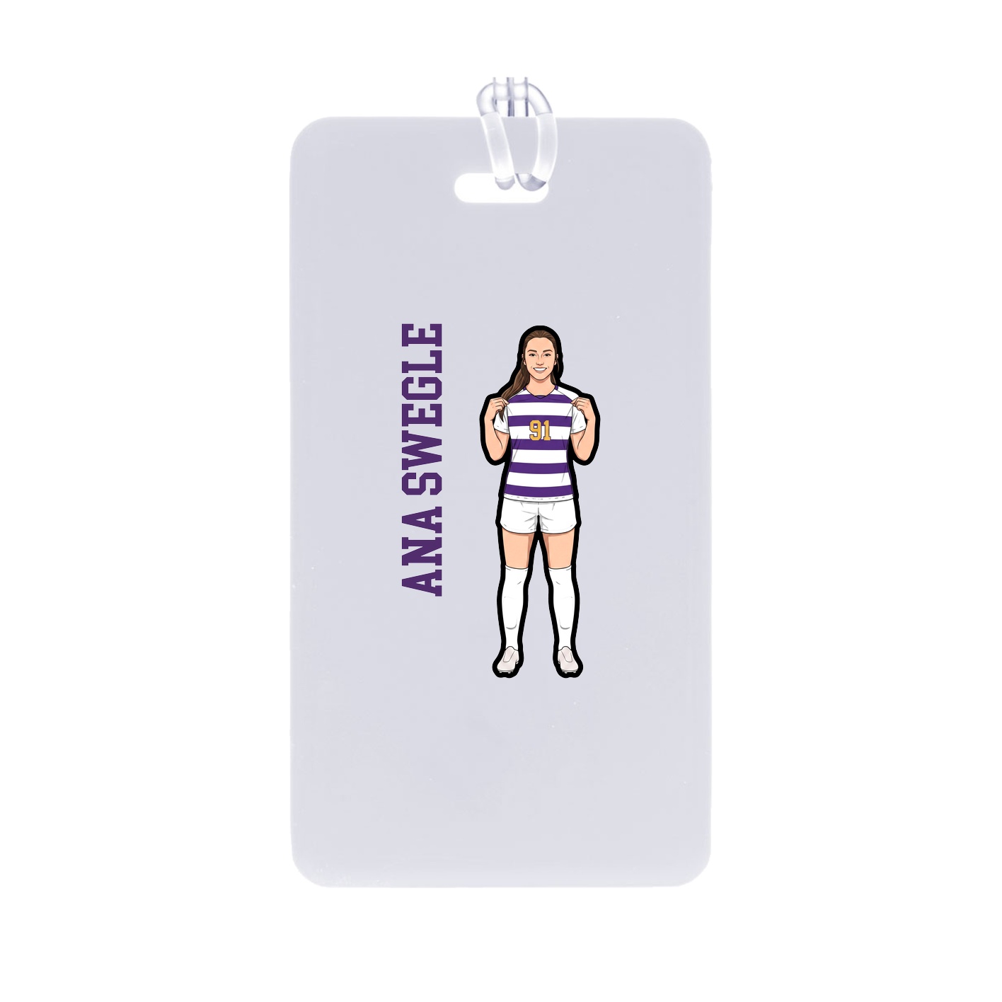 Bag Tag — Name Vertical in Classic