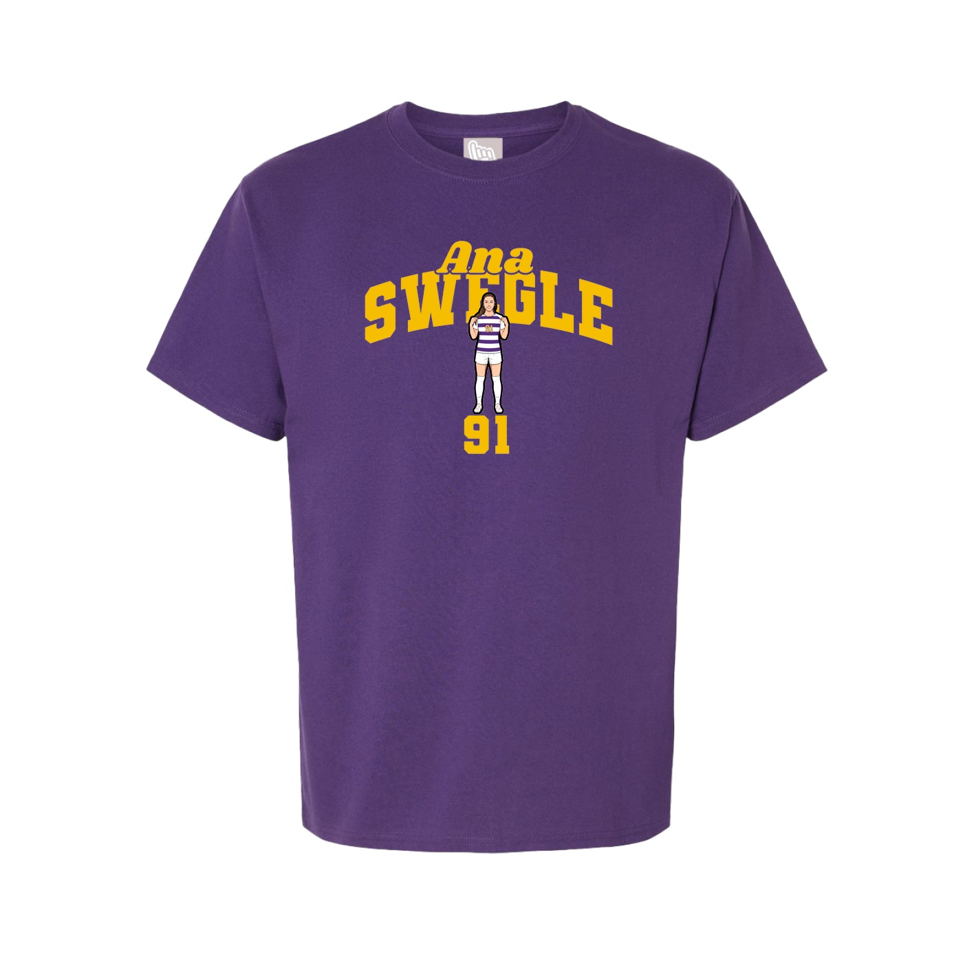 Tee — Signature Arch in Purple