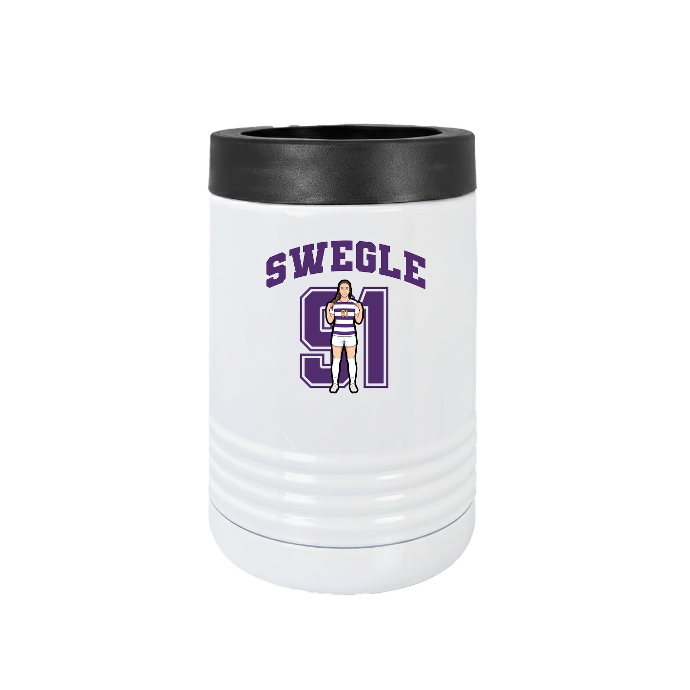 Beverage Holder — Number in White