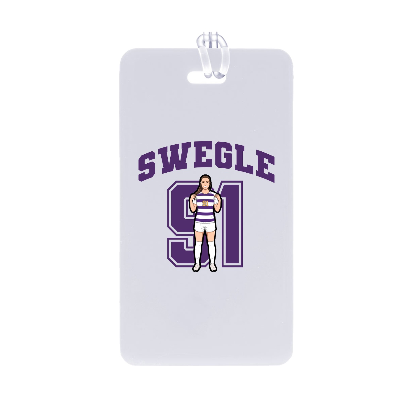 Bag Tag — Number in Classic