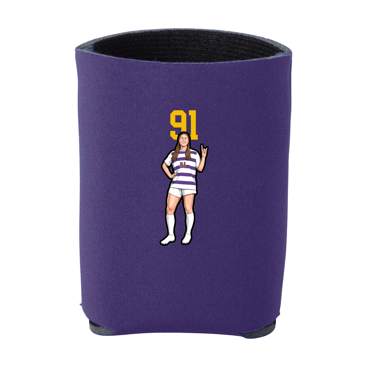 Can Holder — Number Top in Purple