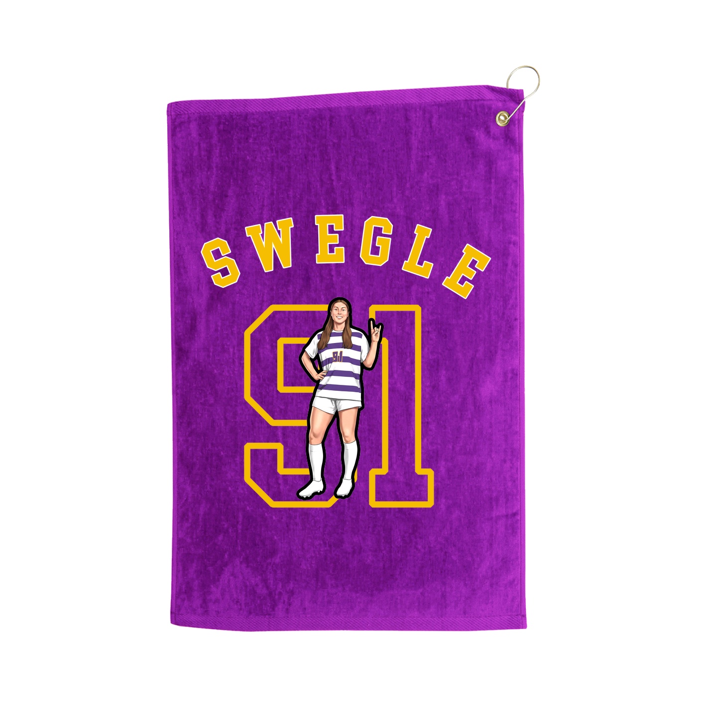 Golf Towel — Shirsey Arch in Purple