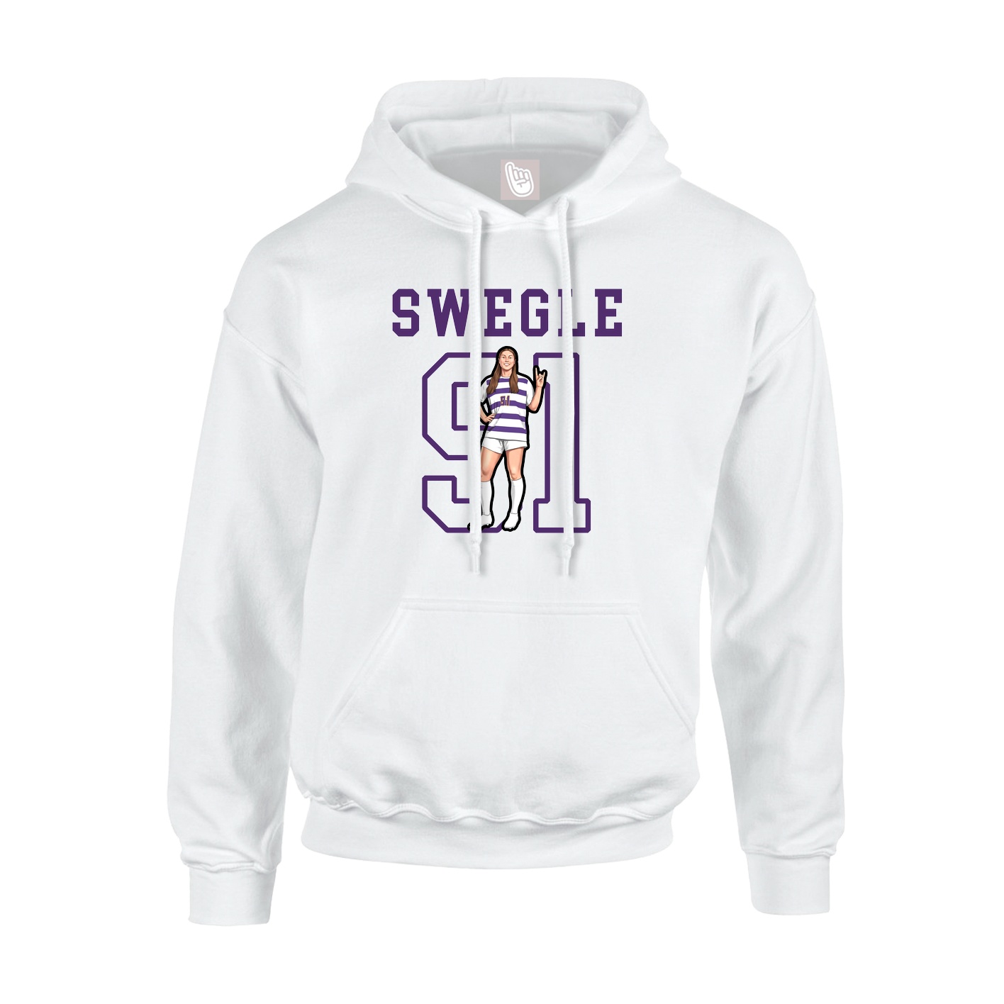 Youth Hoodie — Shirsey in White