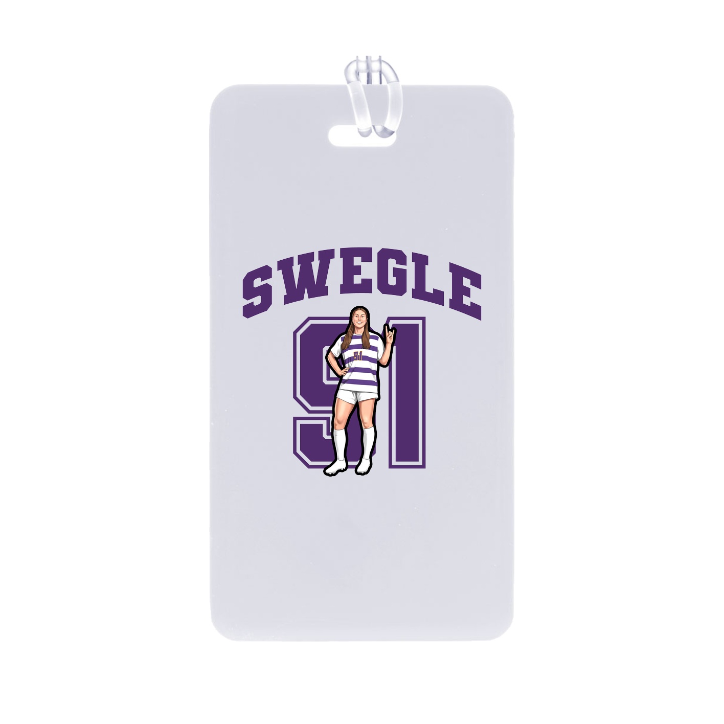 Bag Tag — Number in Classic