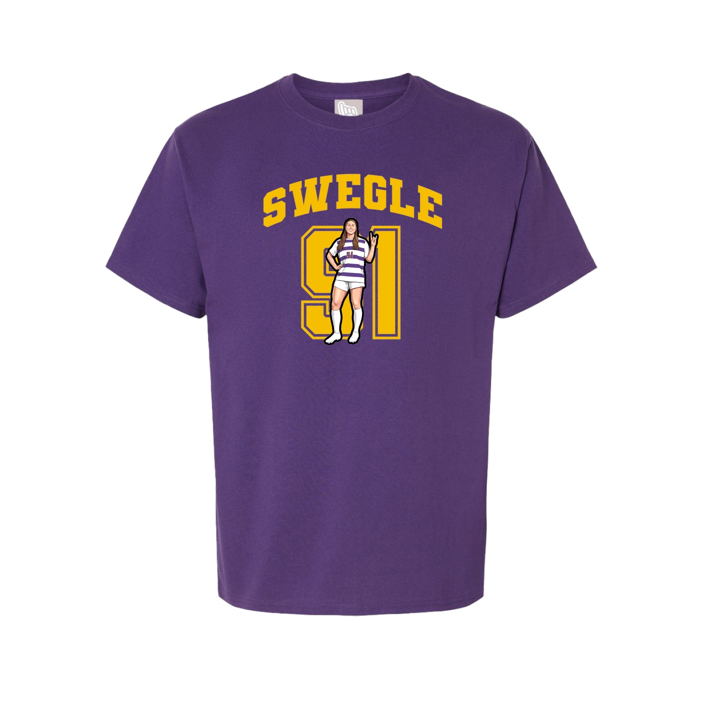 Tee — Number in Purple