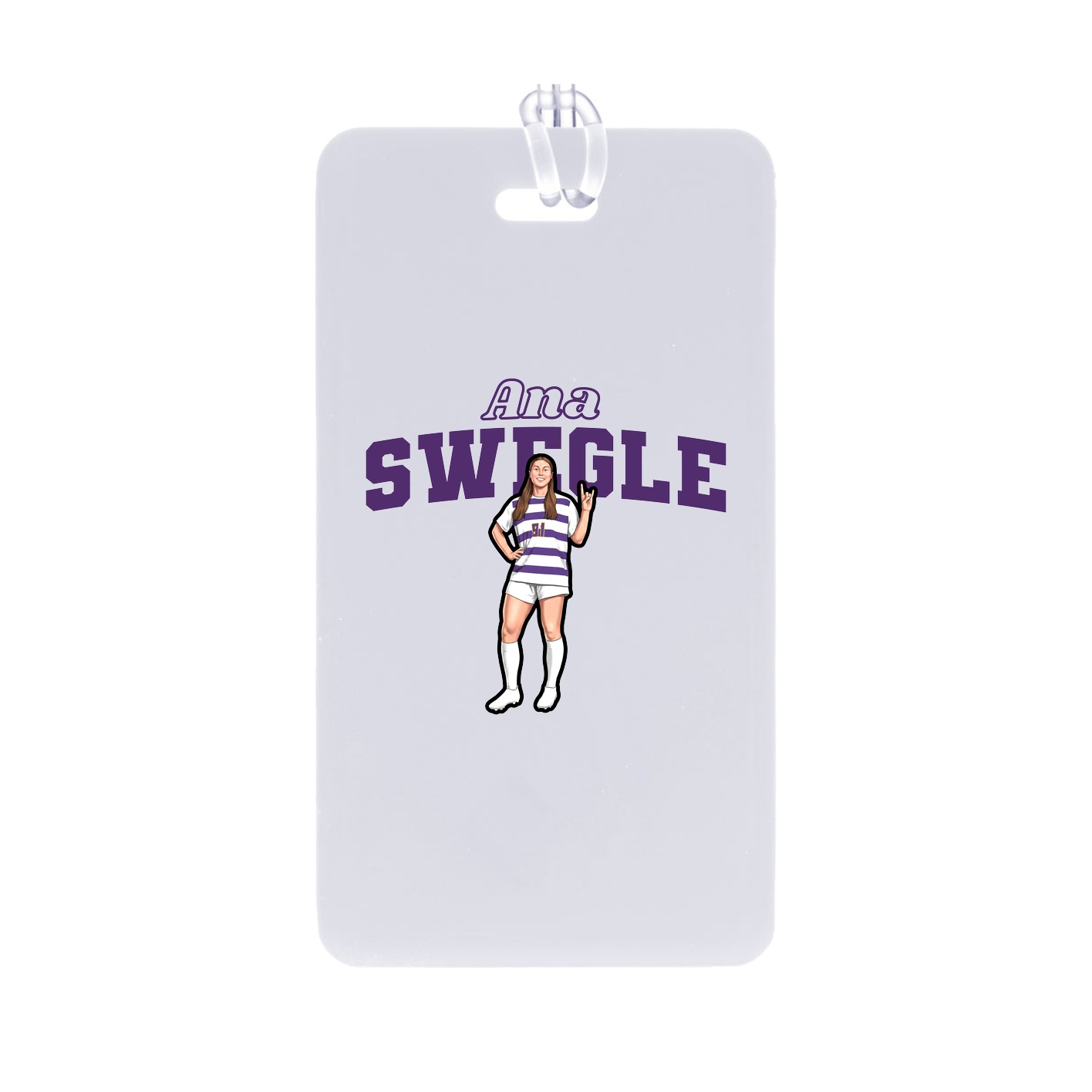 Bag Tag — Name Arch in Classic