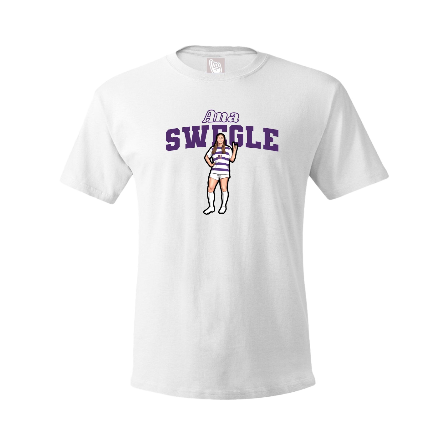 Tee — Name Arch in White