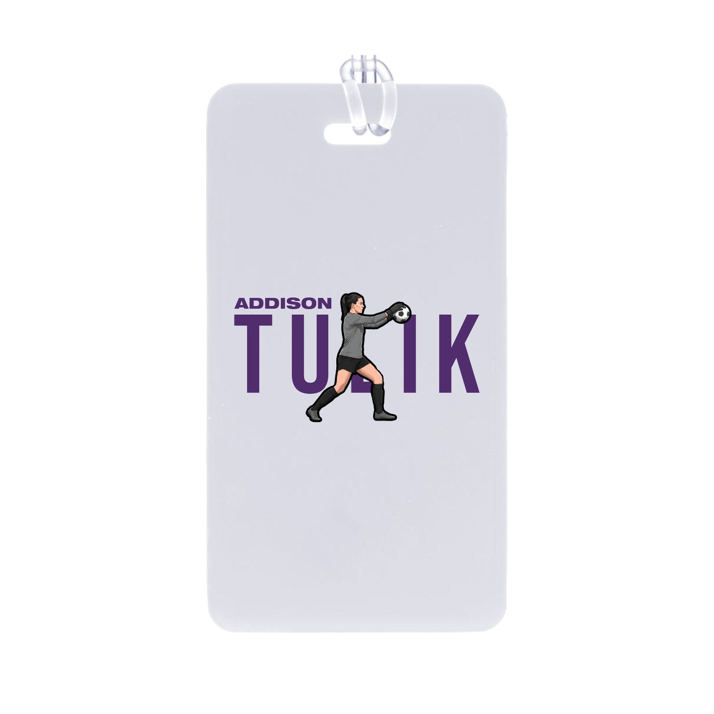 Bag Tag — Player Name in Classic