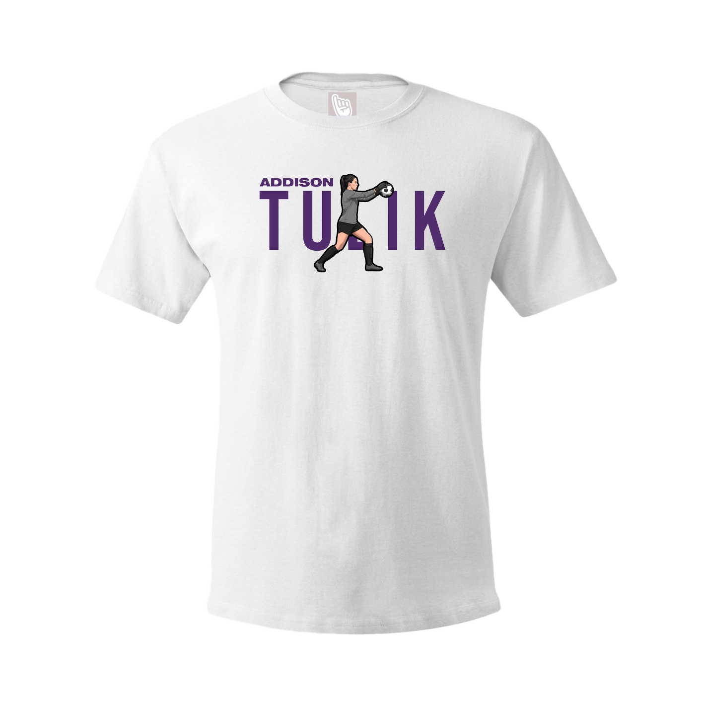 Youth Tee — Player Name in White