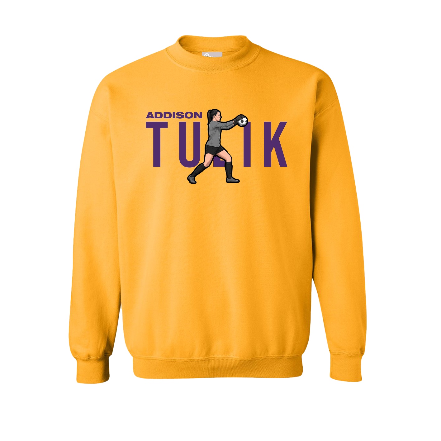 Fleece Crew — Player Name in Gold