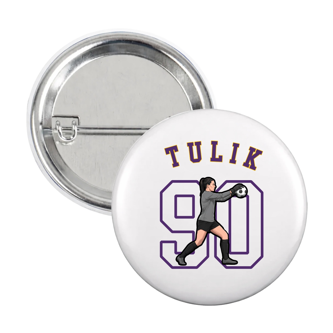 Game Day Button — Shirsey Arch in White