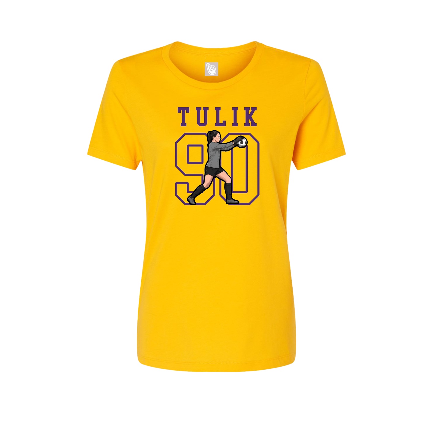 Fitted Women's Tee — Shirsey in Gold