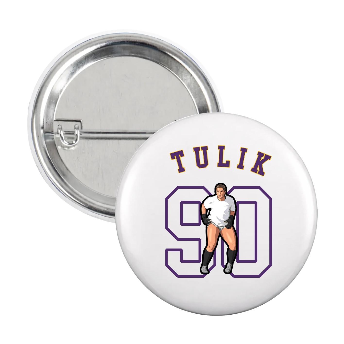 Game Day Button — Shirsey Arch in White