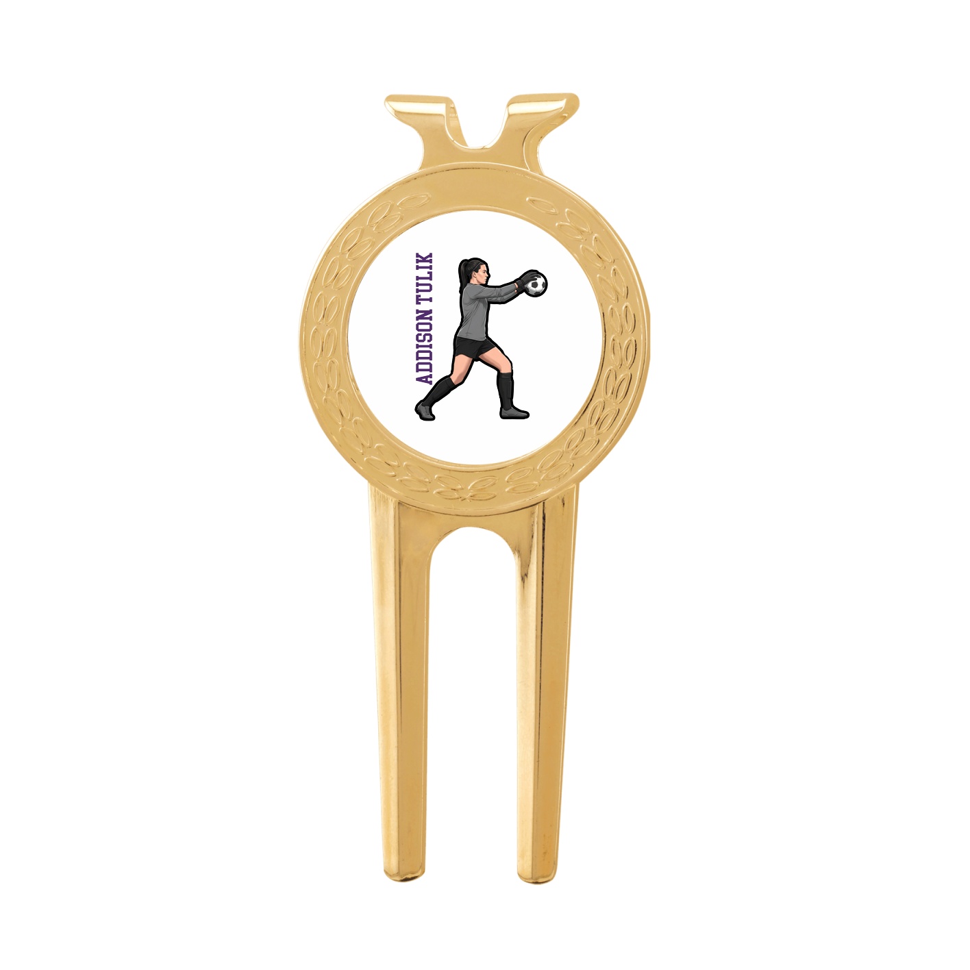 Divot Tool with Ball Marker — Name Vertical in Classic
