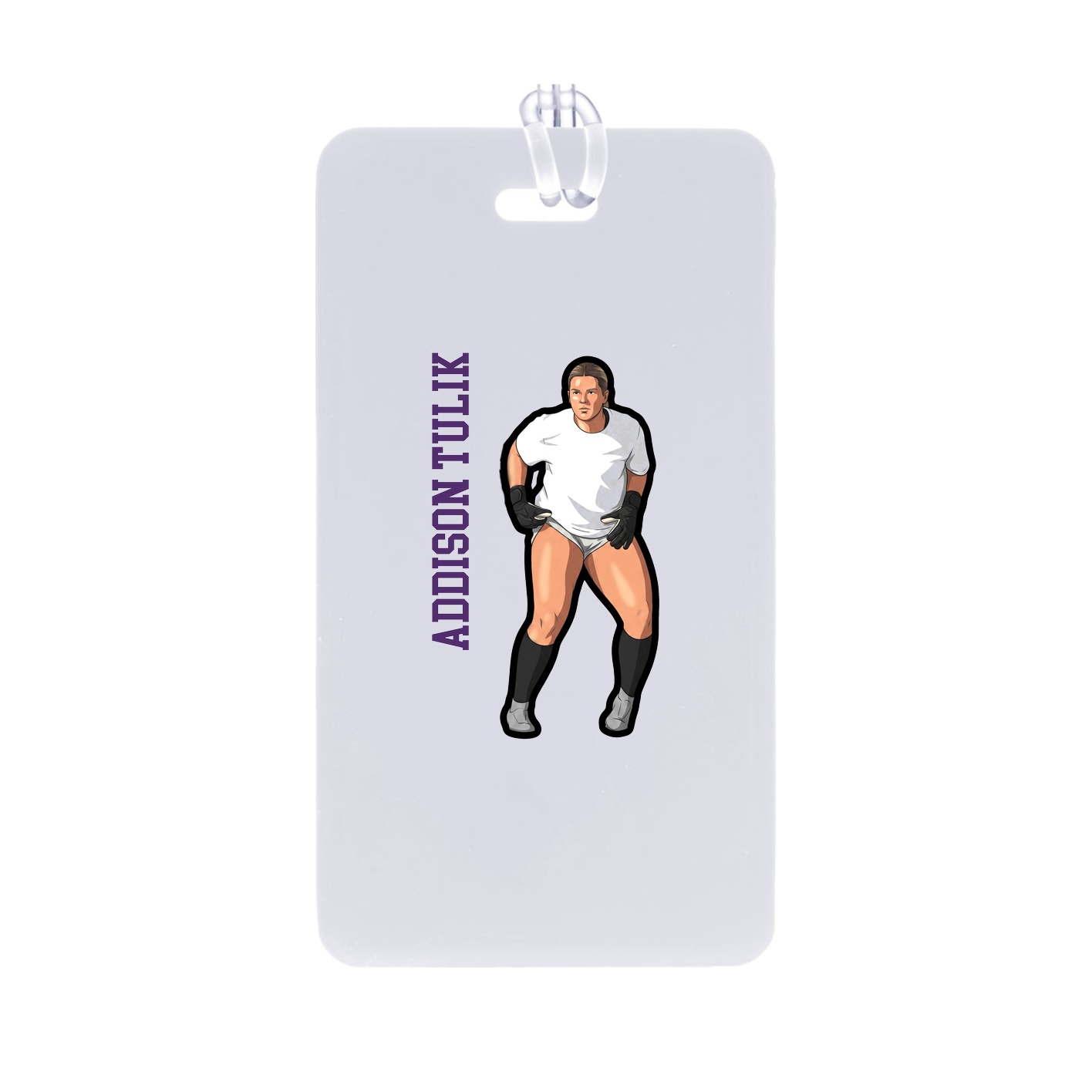 Bag Tag — Name Vertical in Classic