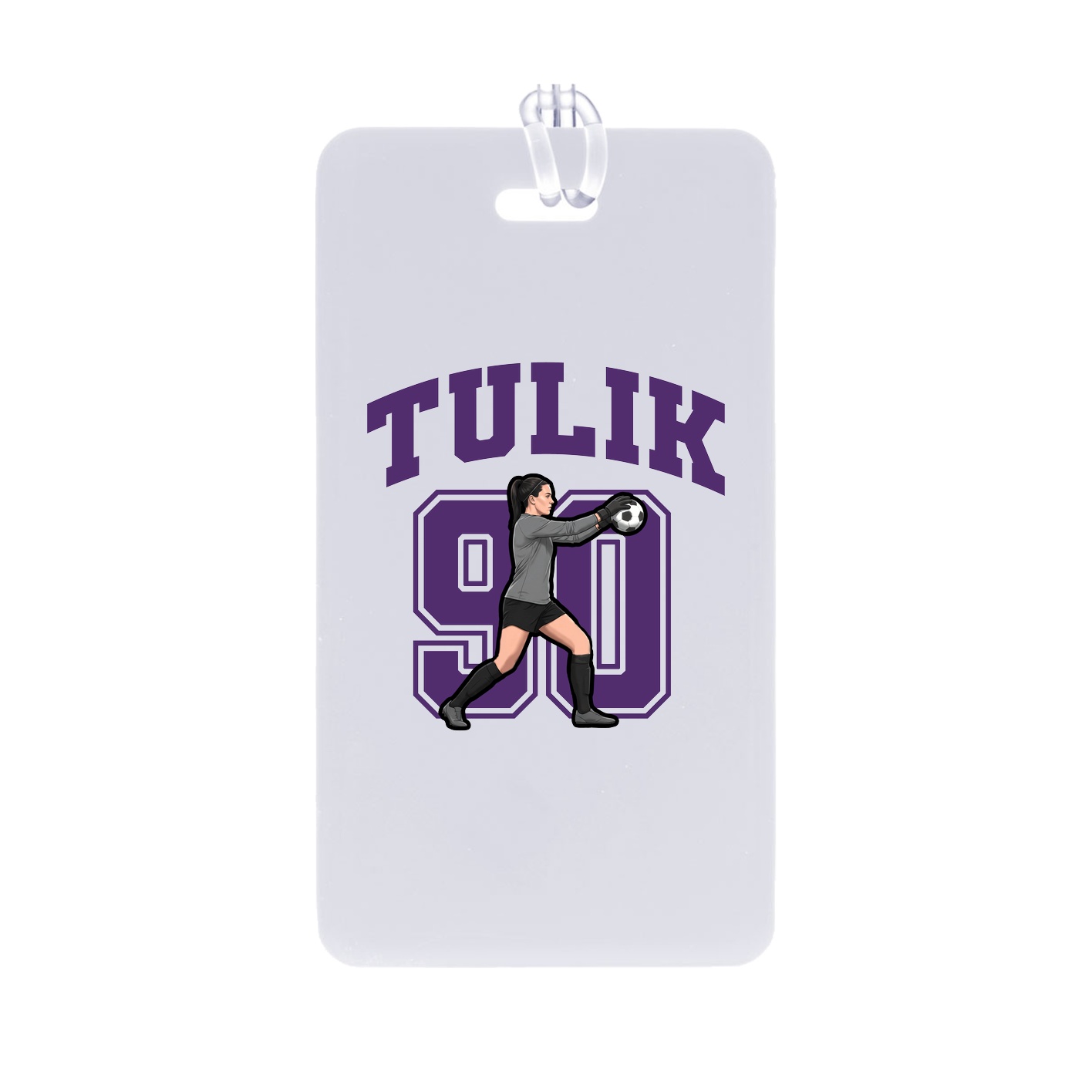 Bag Tag — Number in Classic