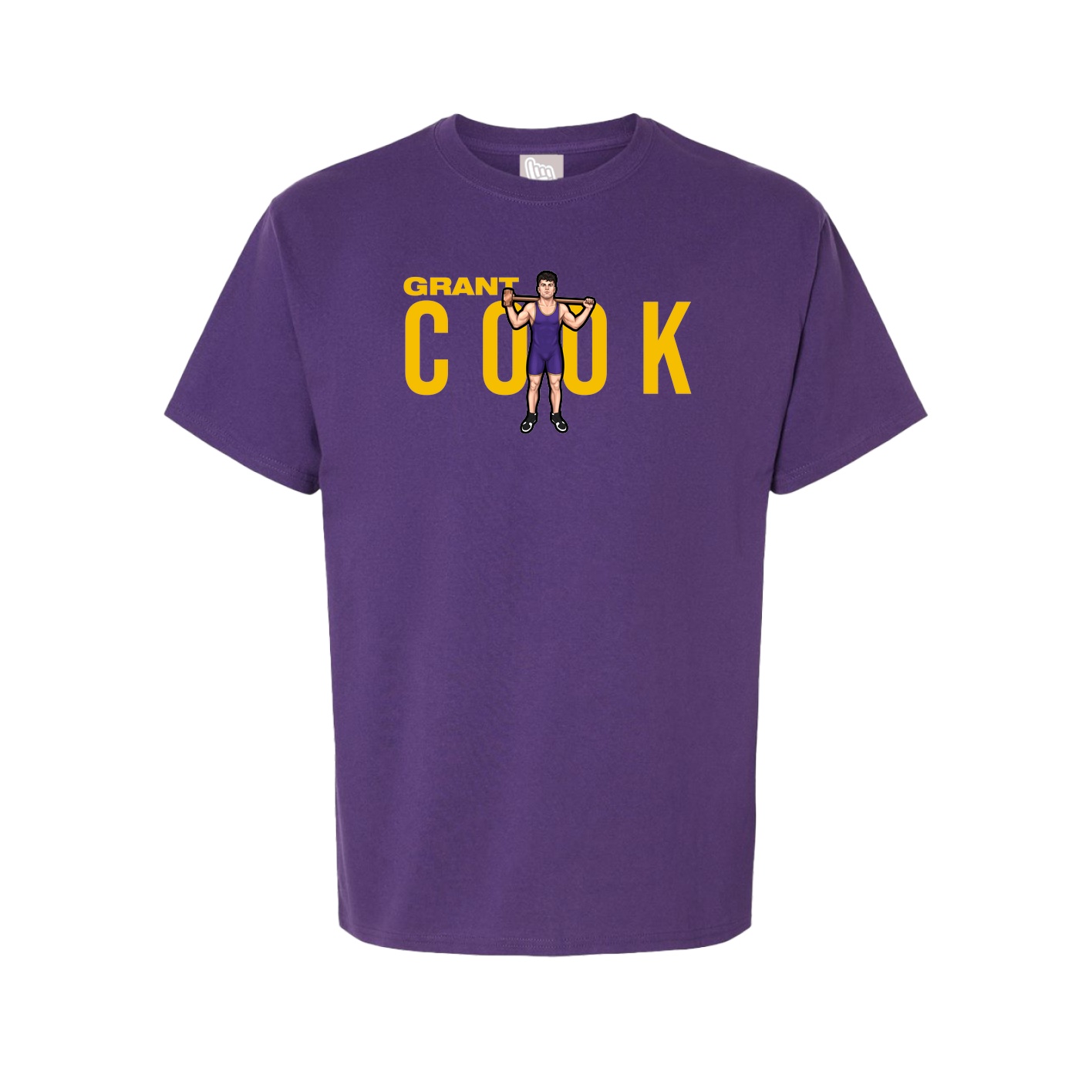 Youth Tee — Player Name in Purple
