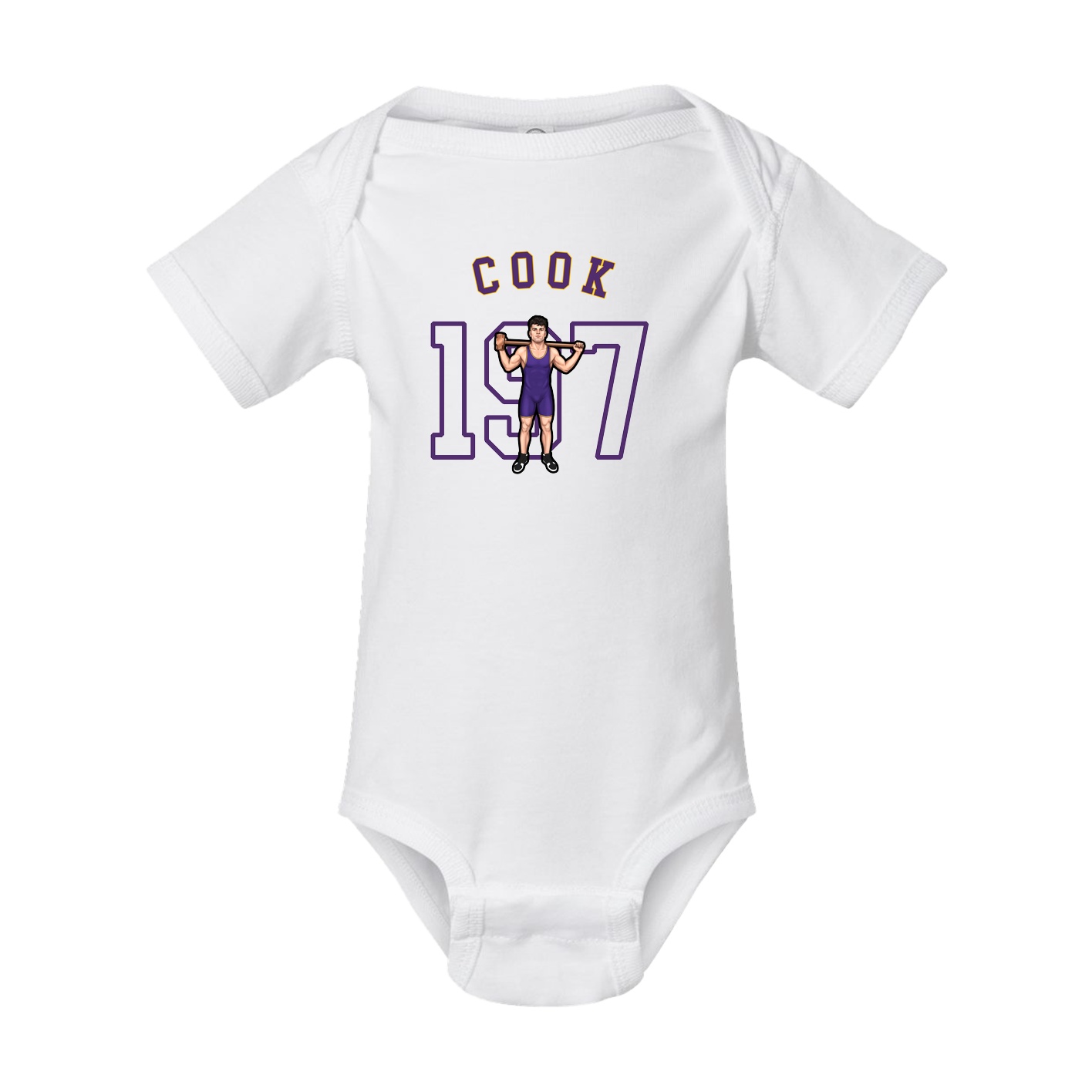 Baby Onesie — Shirsey Arch in White