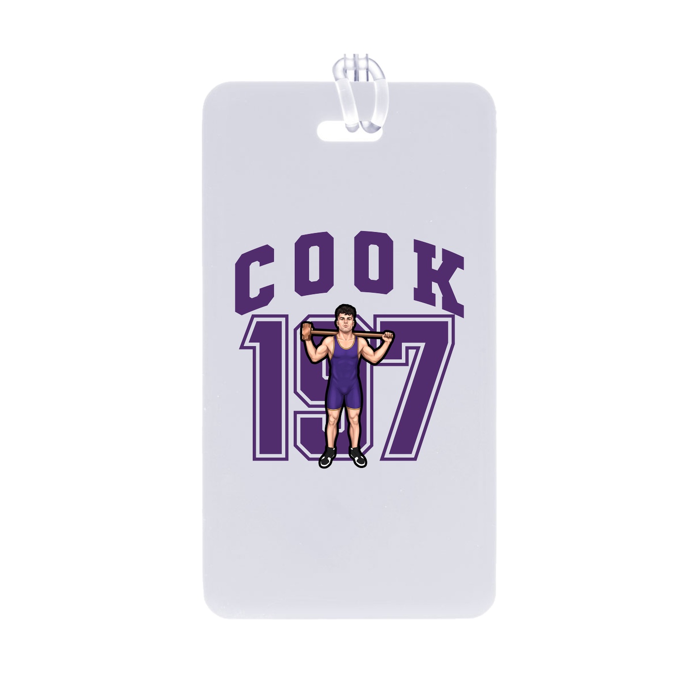 Bag Tag — Number in Classic