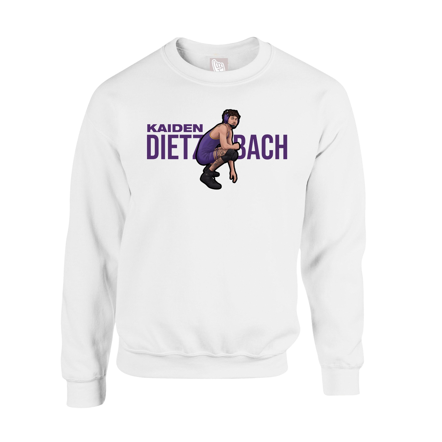 Fleece Crew — Player Name in White
