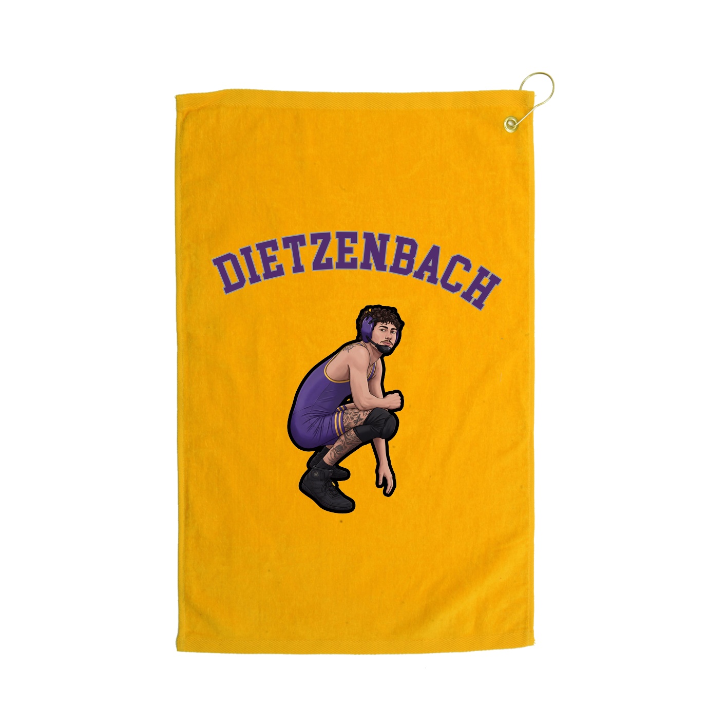 Golf Towel — Shirsey Arch in Gold