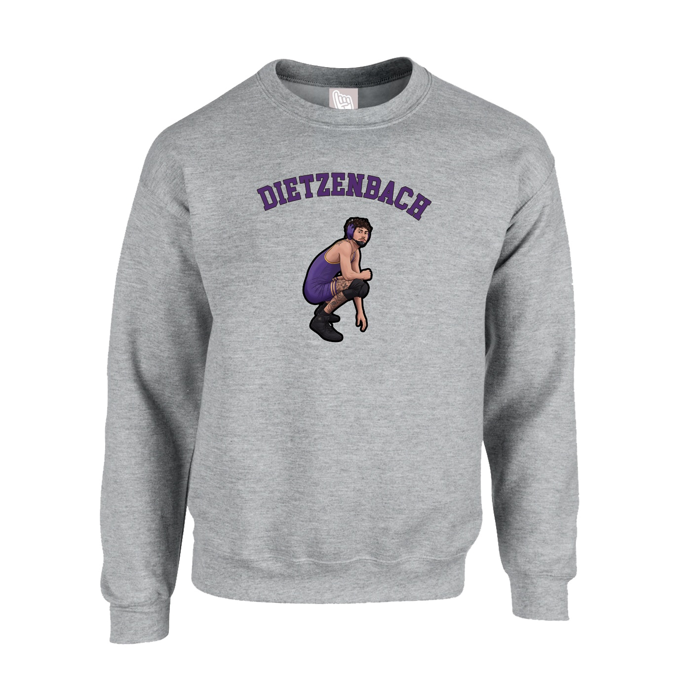 Fleece Crew — Shirsey Arch in Grey
