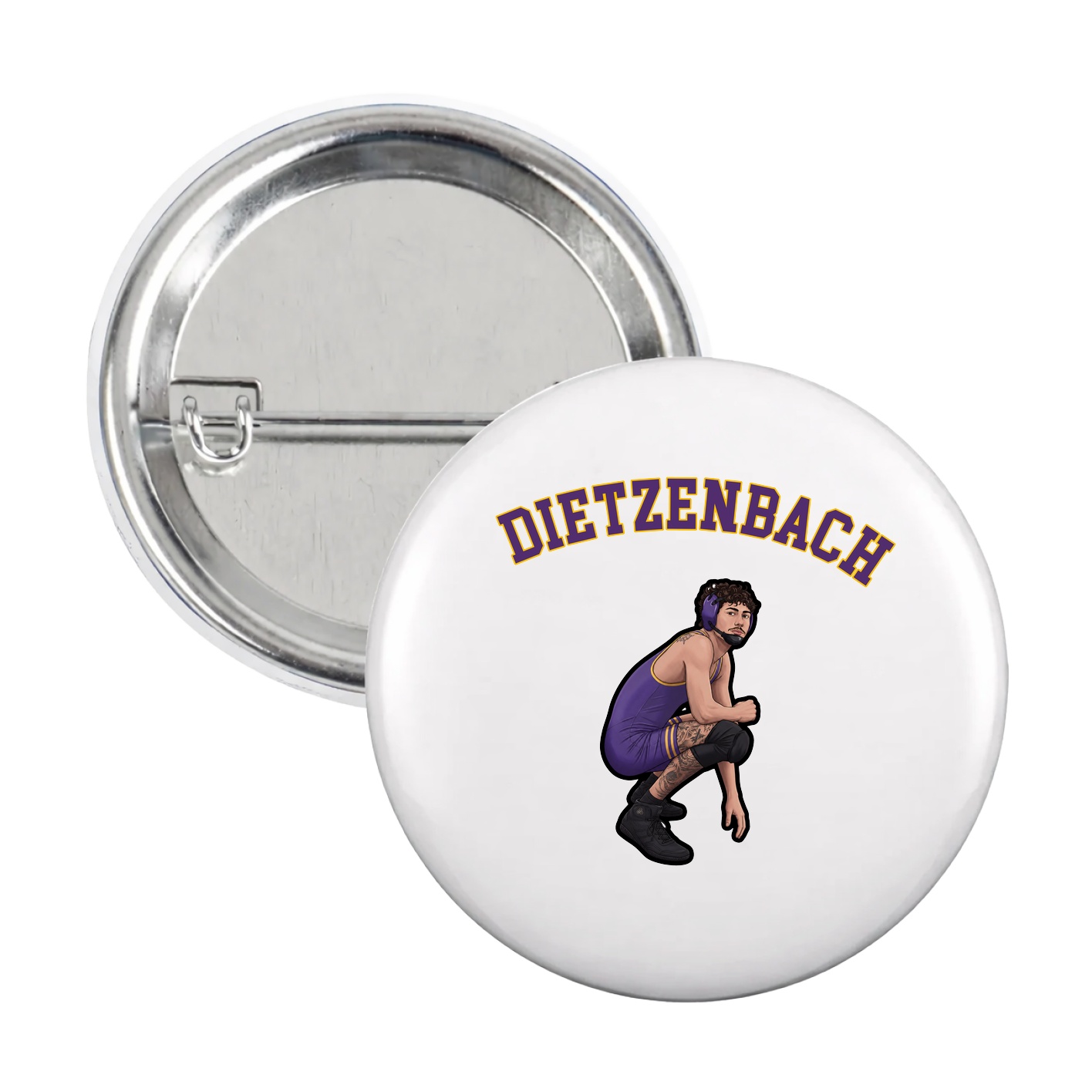 Game Day Button — Shirsey Arch in White