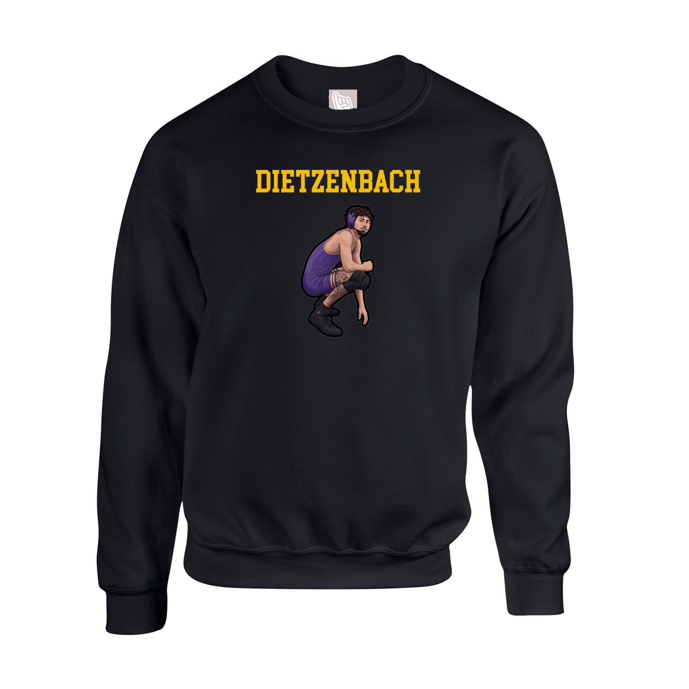 Fleece Crew — Shirsey in Black