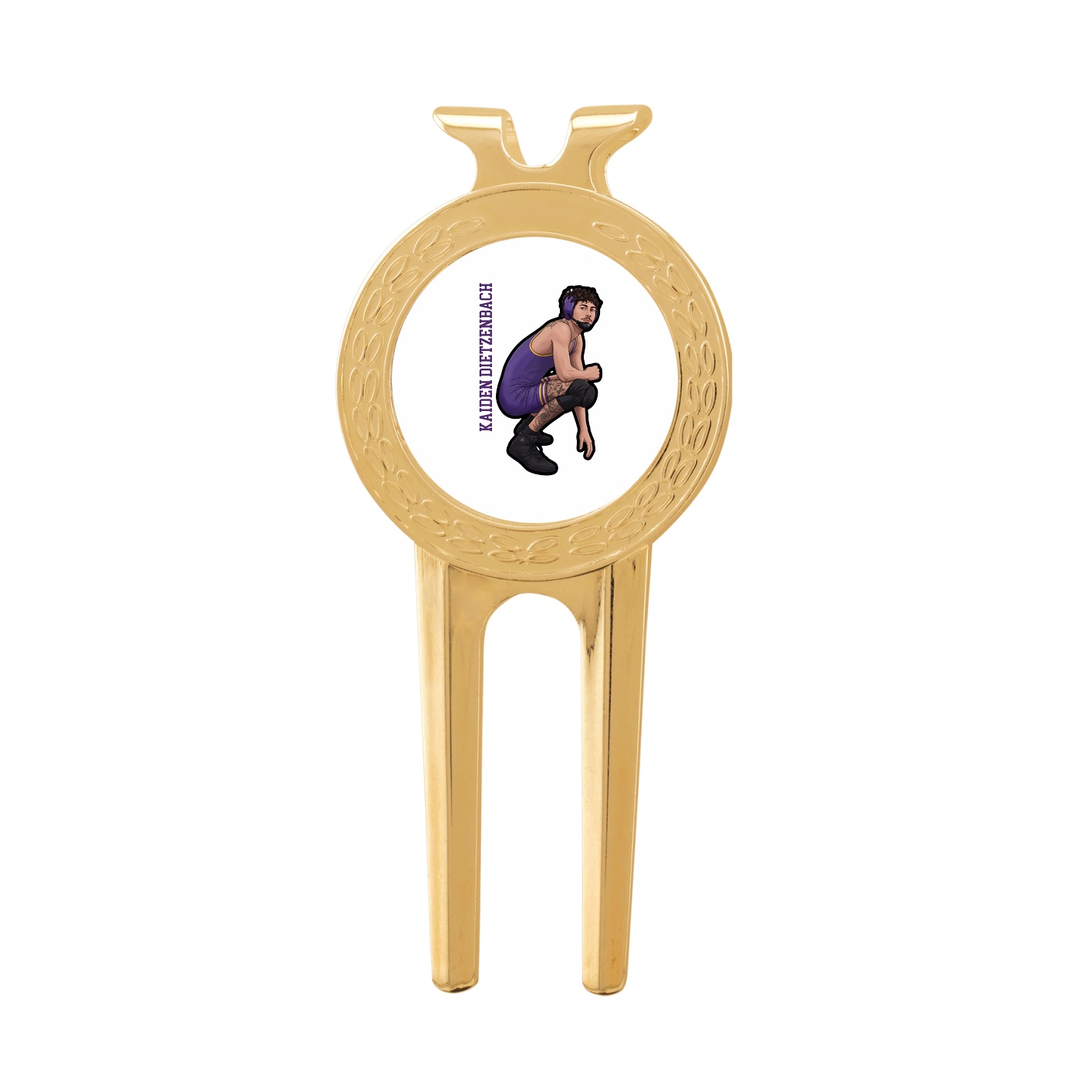 Divot Tool with Ball Marker — Name Vertical in Classic