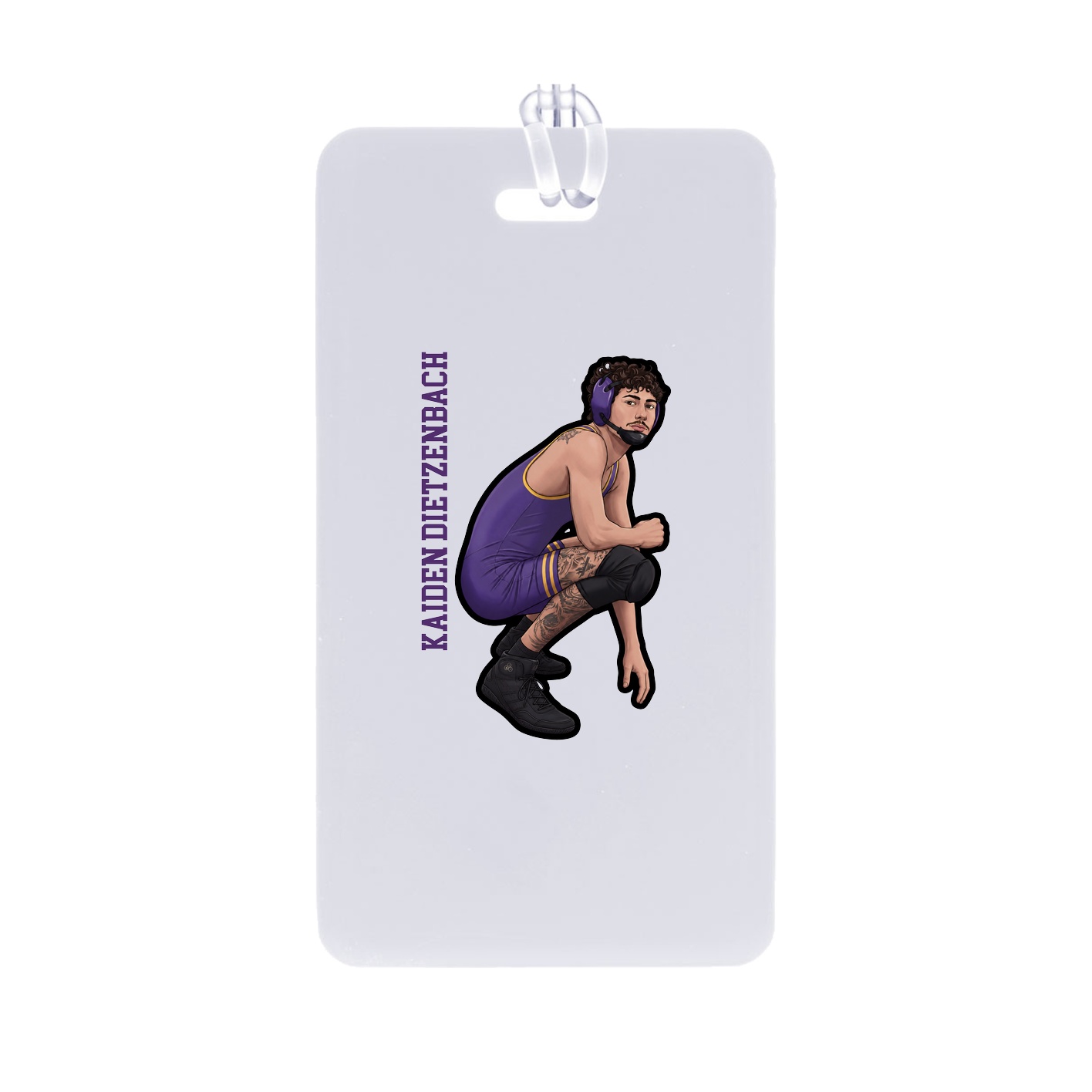 Bag Tag — Name Vertical in Classic