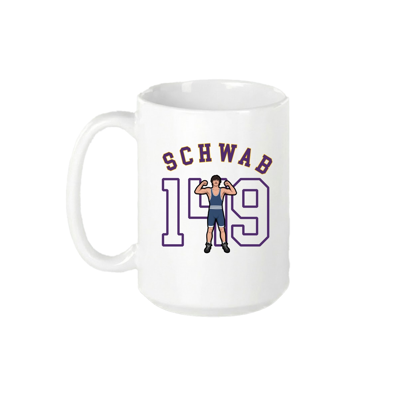 15oz Coffee Mug — Shirsey Arch in White