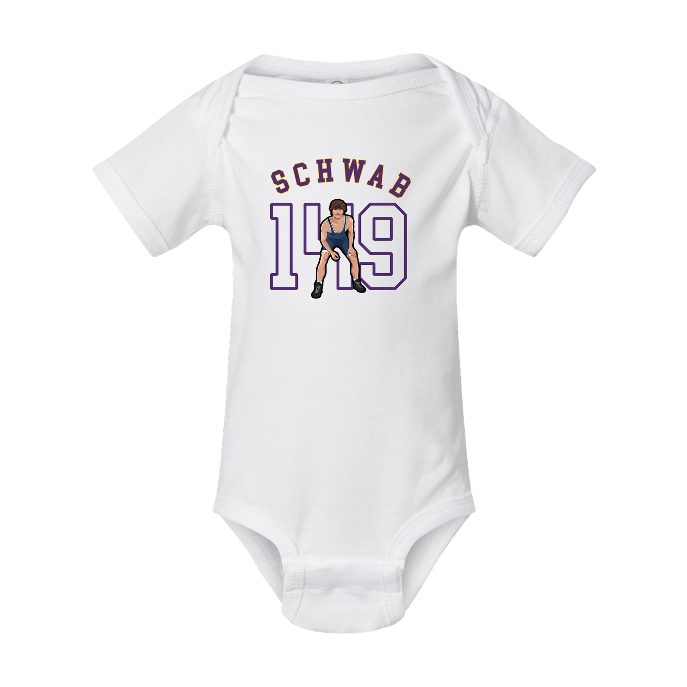 Baby Onesie — Shirsey Arch in White