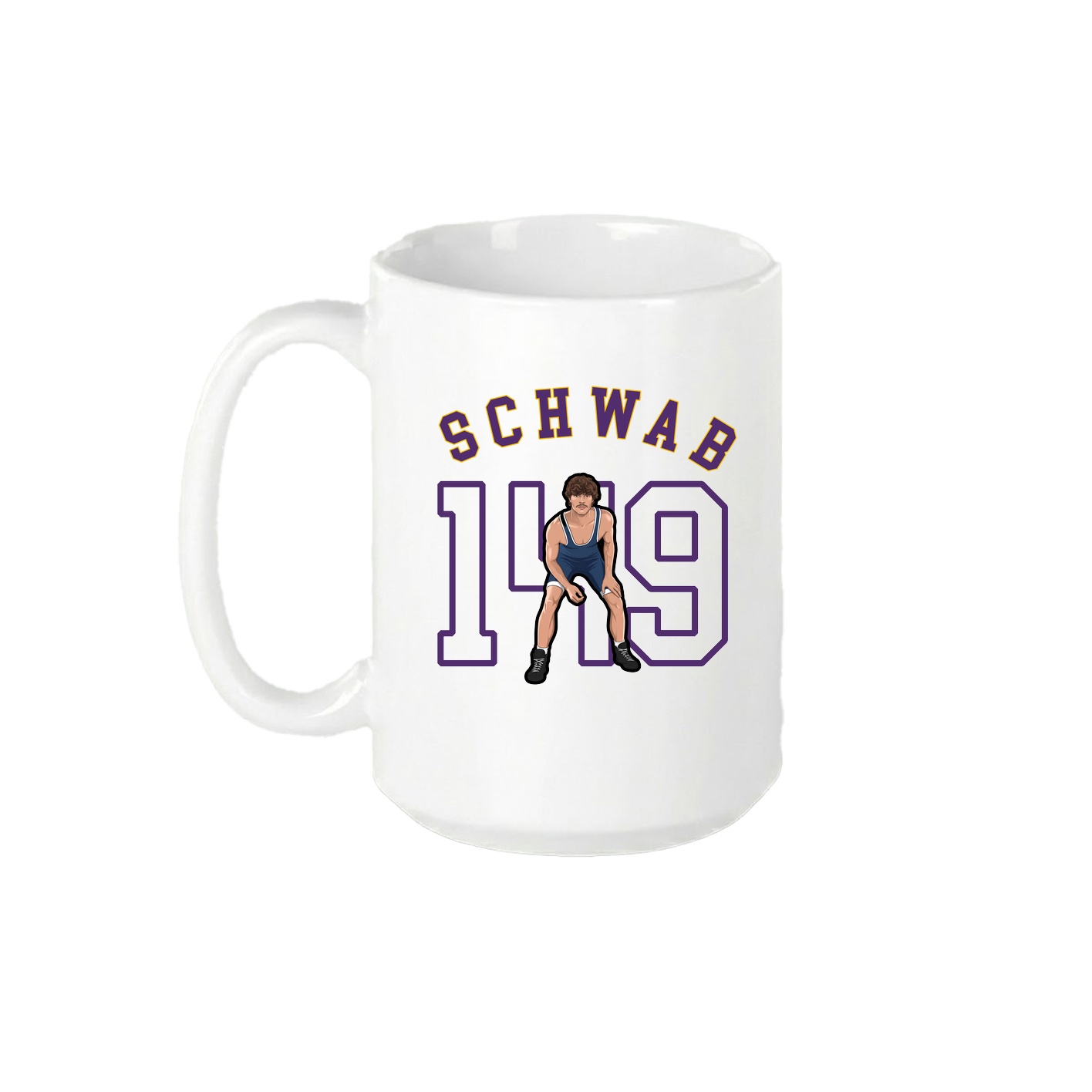 15oz Coffee Mug — Shirsey Arch in White