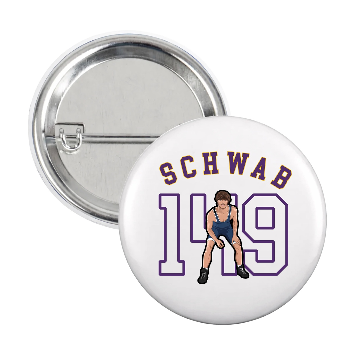 Game Day Button — Shirsey Arch in White