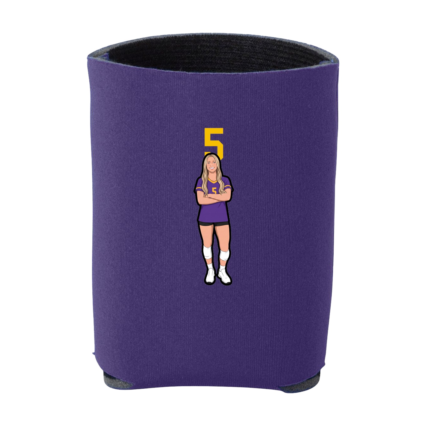 Can Holder — Number Top in Purple