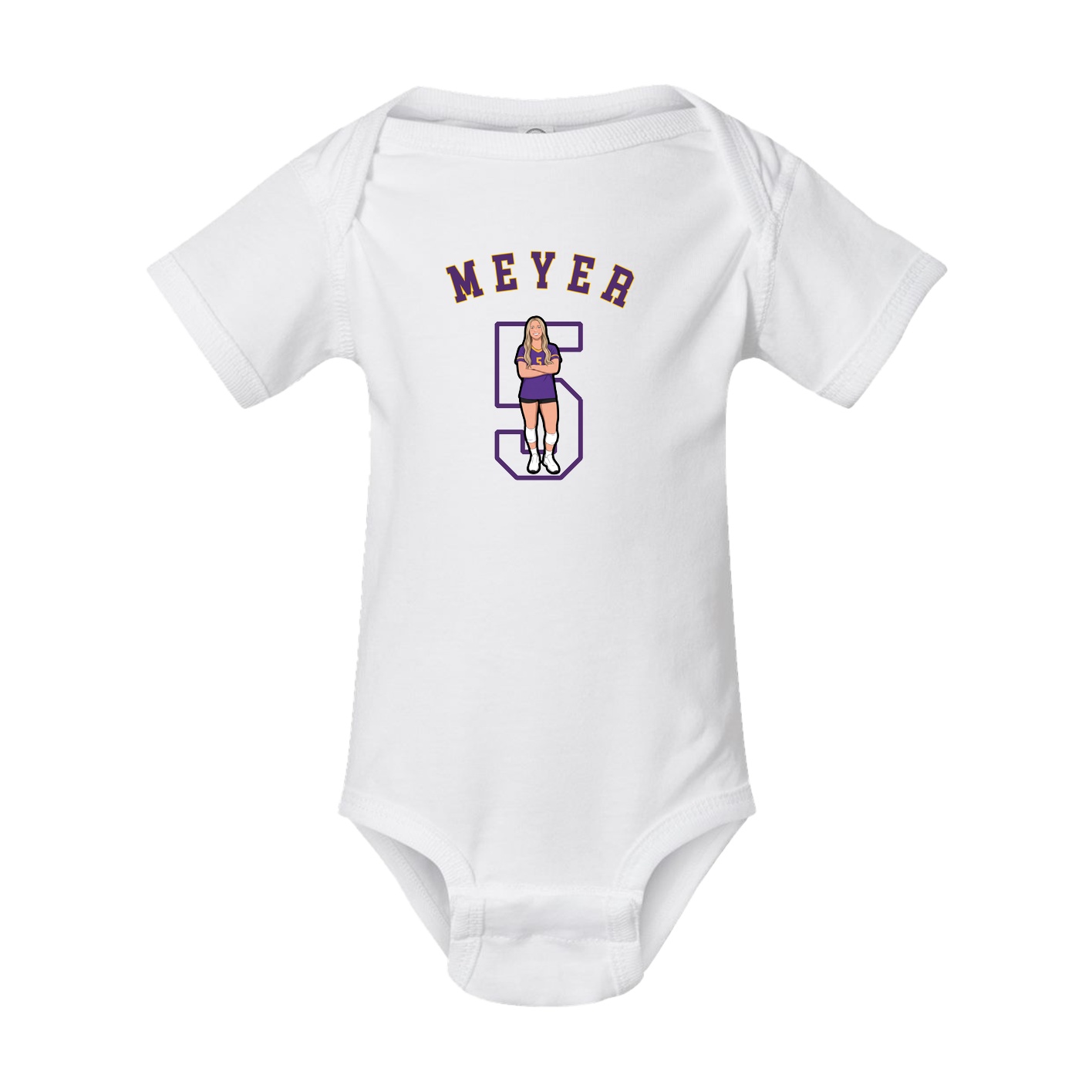 Baby Onesie — Shirsey Arch in White