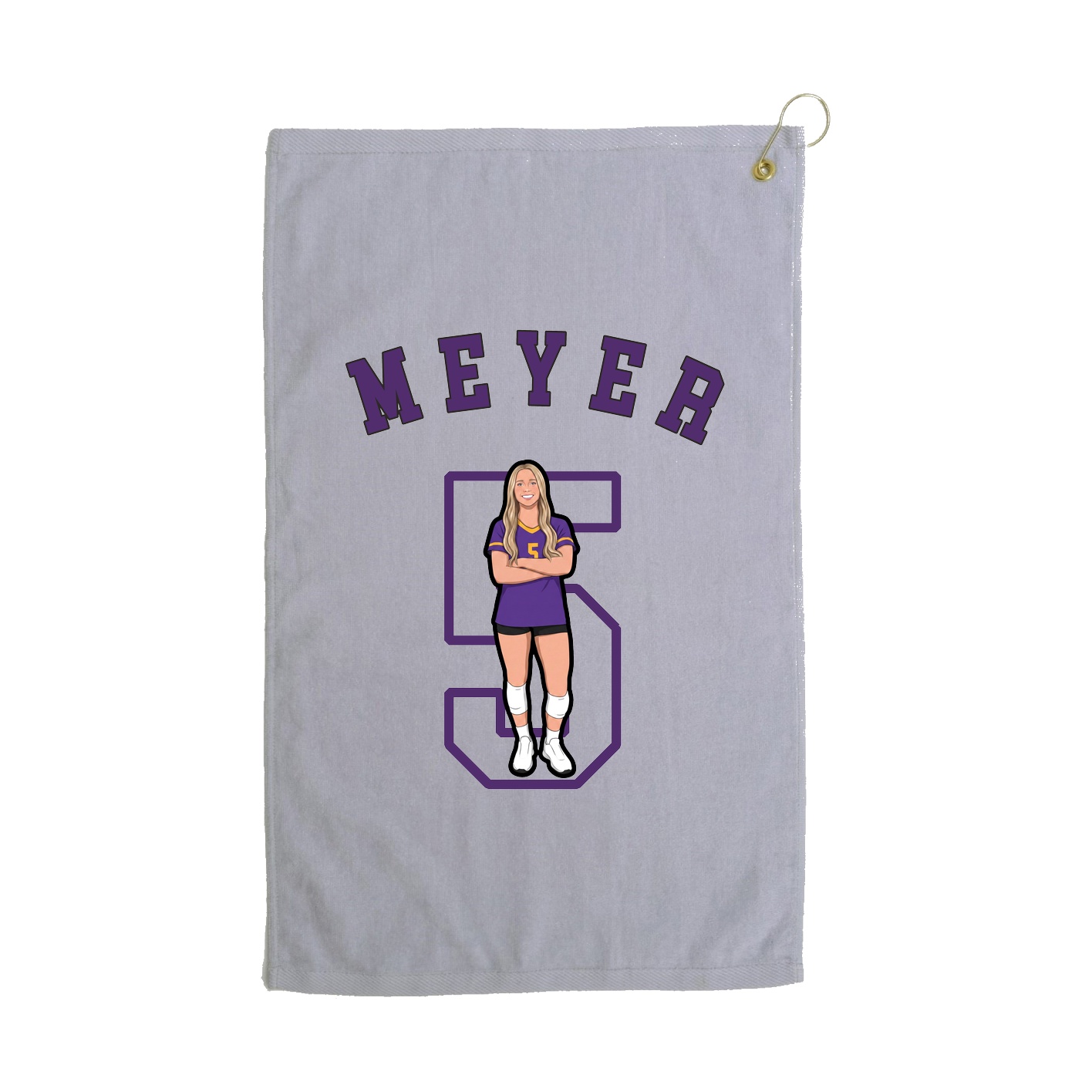 Golf Towel — Shirsey Arch in Grey