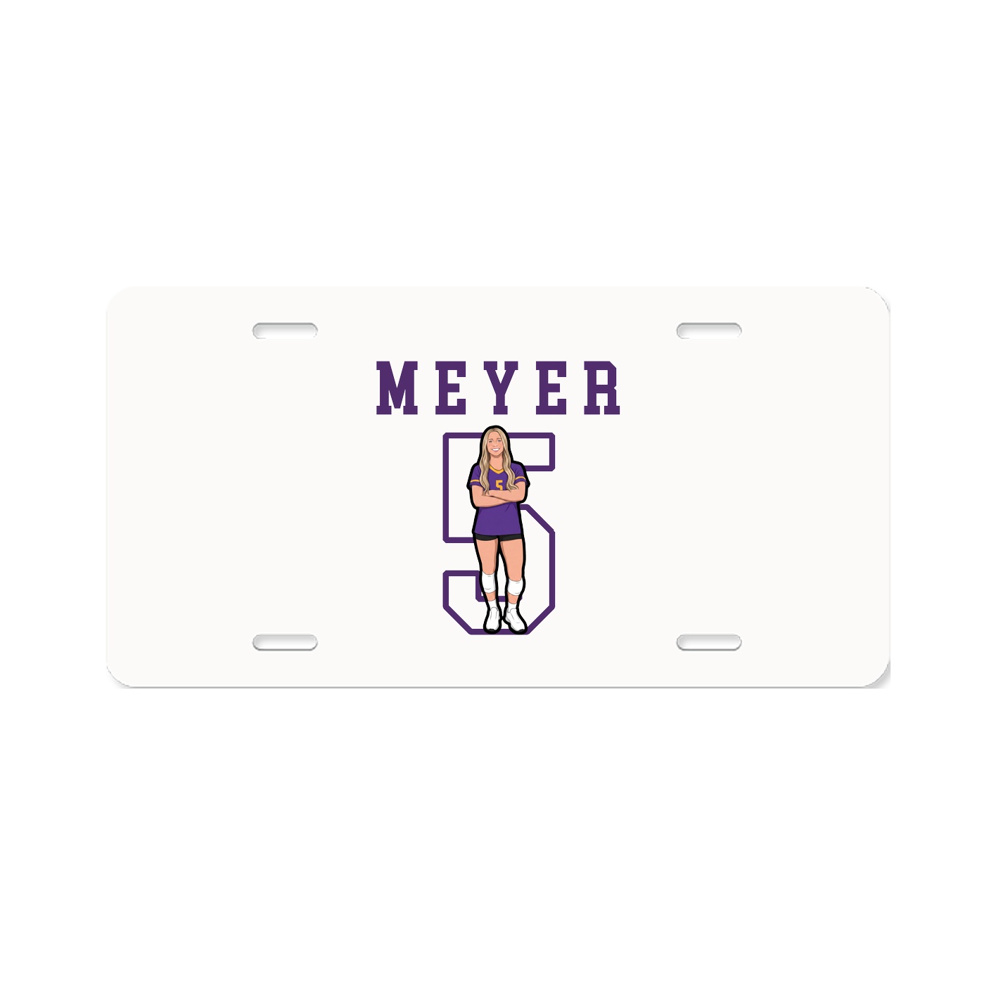 License Plate — Shirsey in Classic