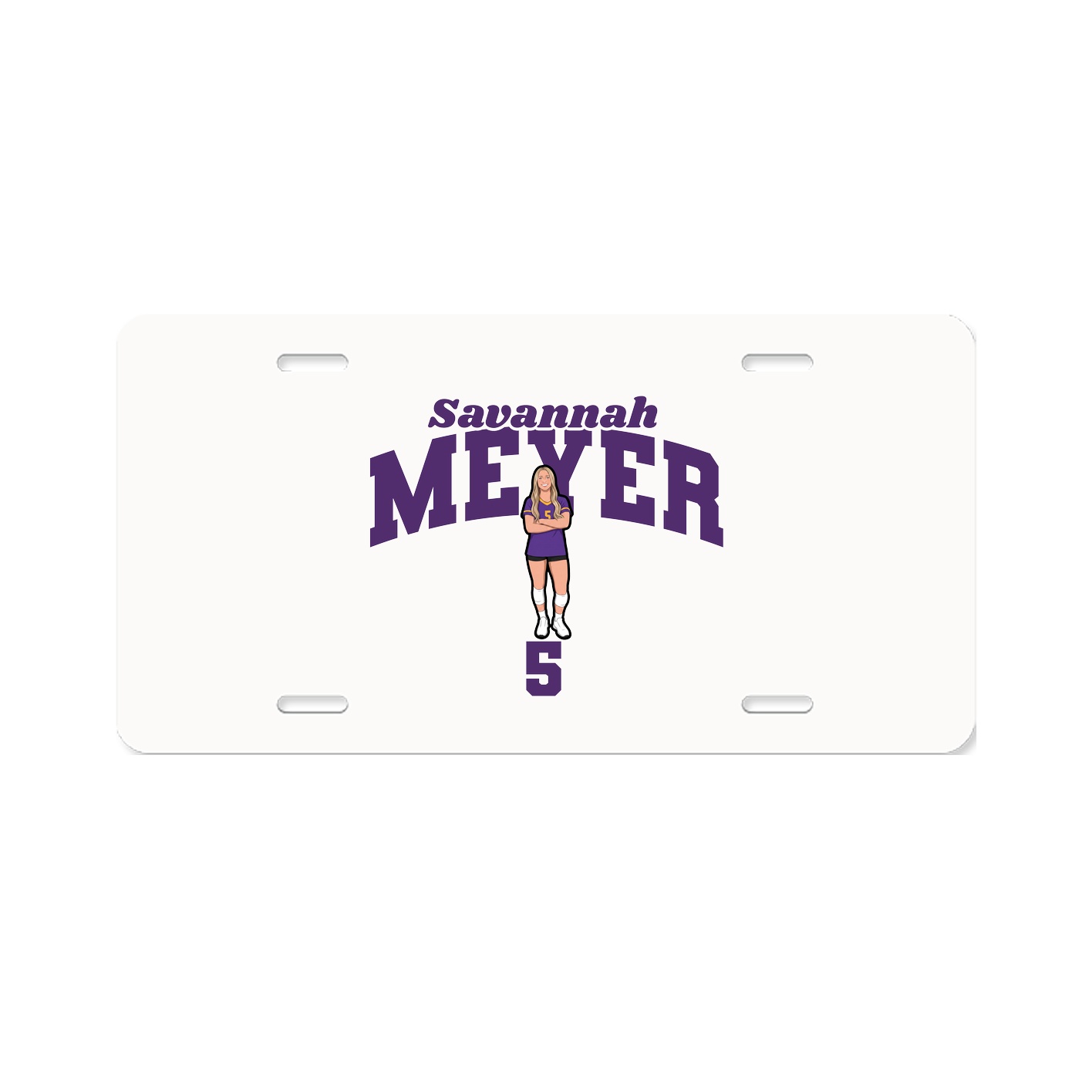 License Plate — Signature Arch in Classic