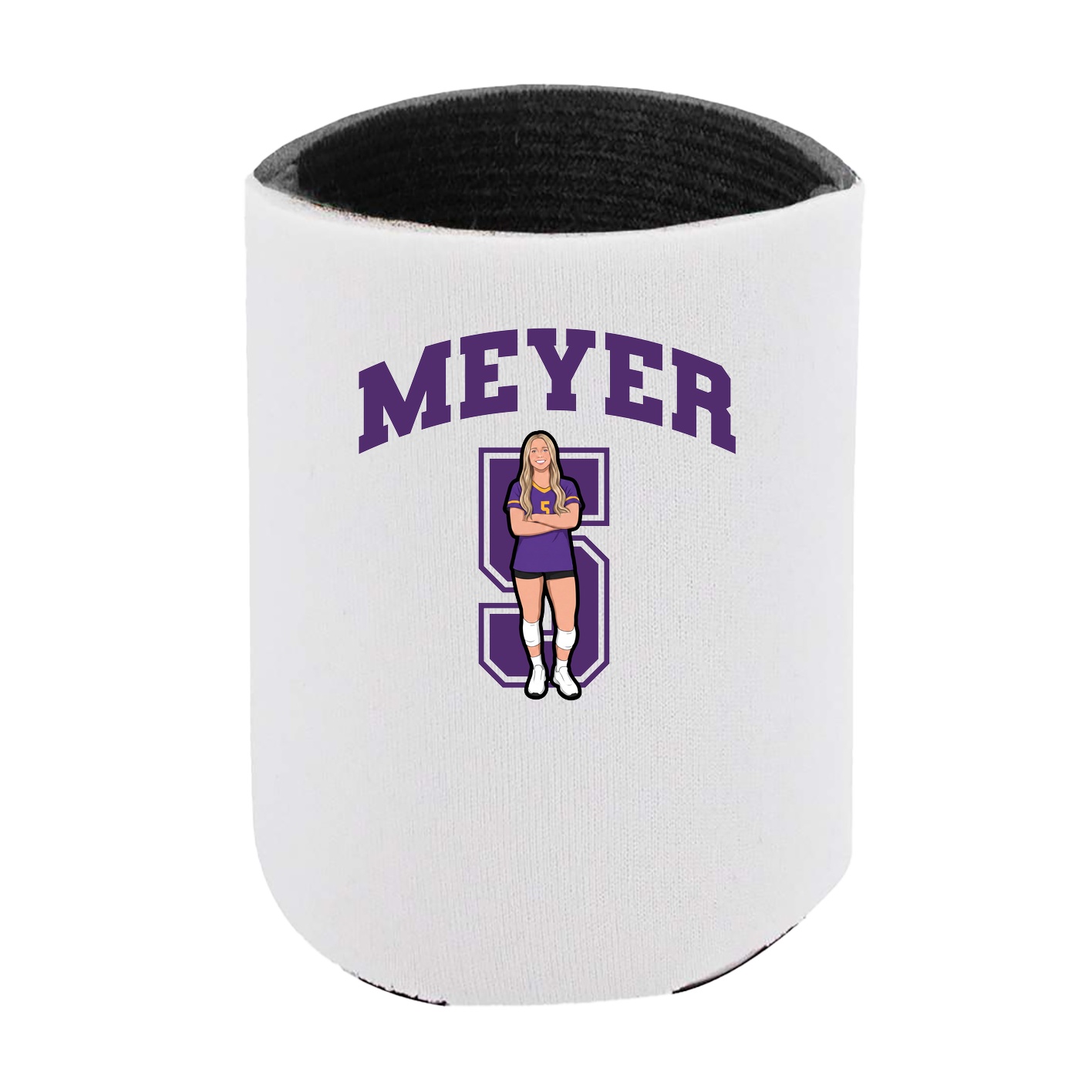 Can Holder — Number in White