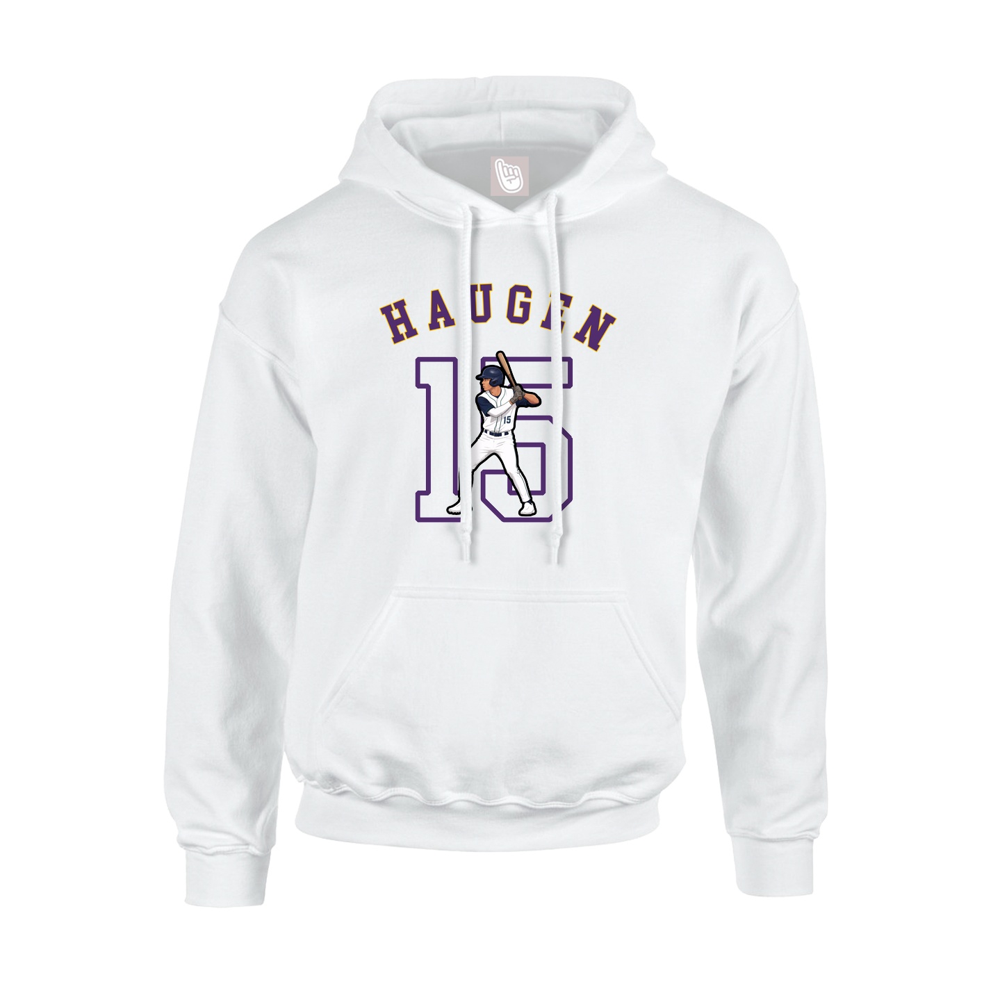Youth Hoodie — Shirsey Arch in White
