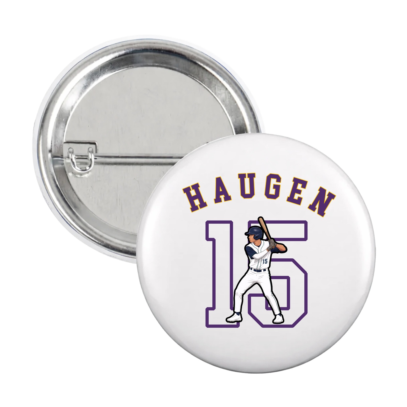 Game Day Button — Shirsey Arch in White