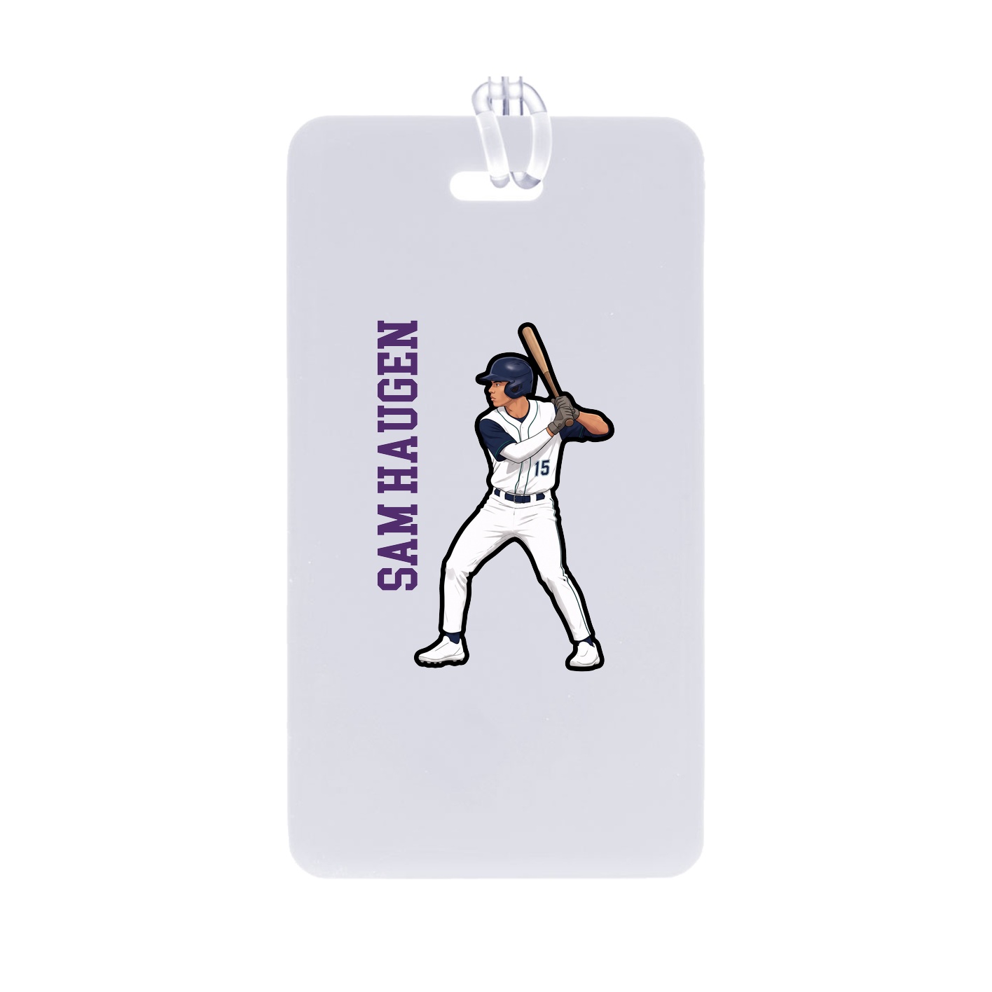 Bag Tag — Name Vertical in Classic