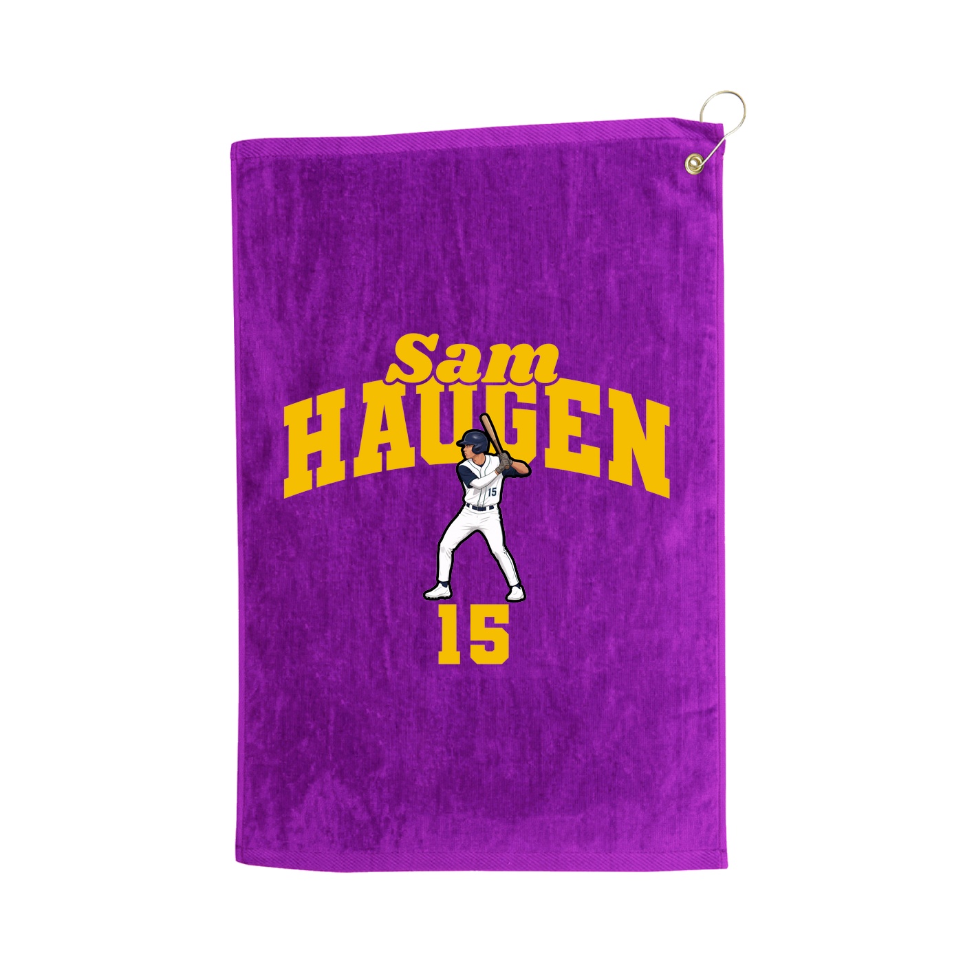 Golf Towel — Signature Arch in Purple